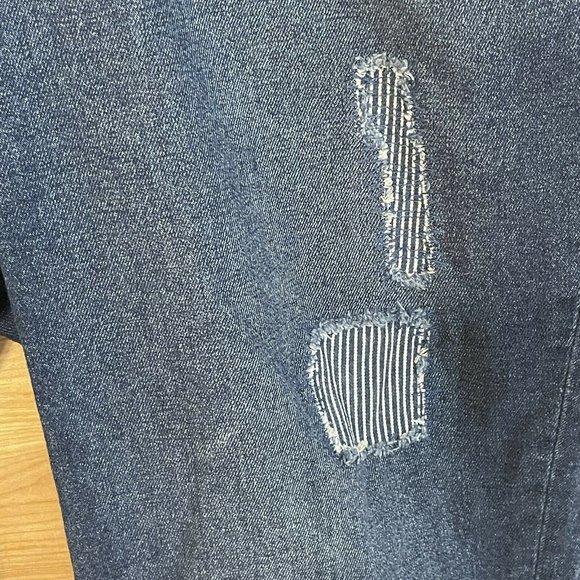 lane bryant womens sz 24 mid rise girlfriend crop - Picture 4 of 8